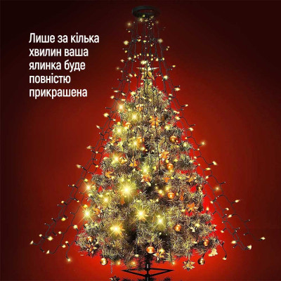 Гирлянда ColorWay Каскад LED 98 7 x 1.5 м 8 функций (CW-G-98L71CU) Винница - изображение 4