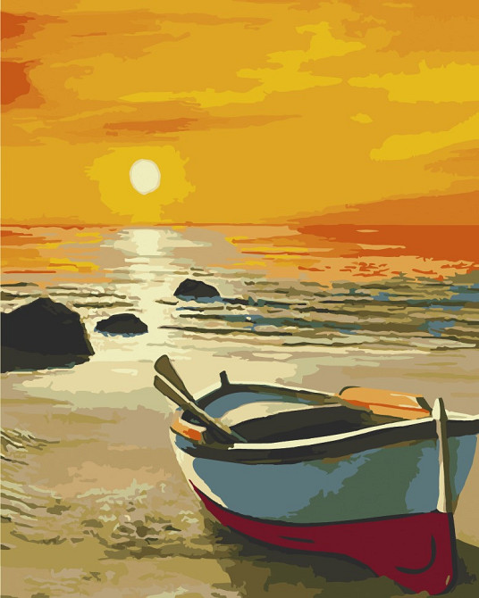 Картина за номерами "Захід сонця" 504023-NC 40x50 см Вінниця - фото 1