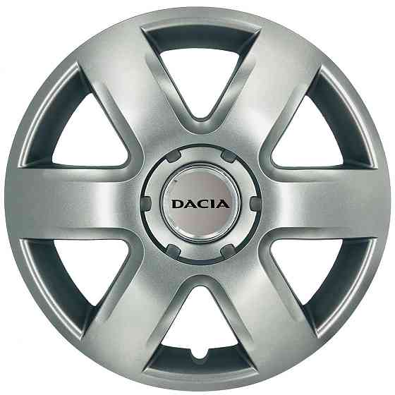 Автомобильные модельные колпаки R15 Dacia 337 4шт, SJS, серебряные Киев