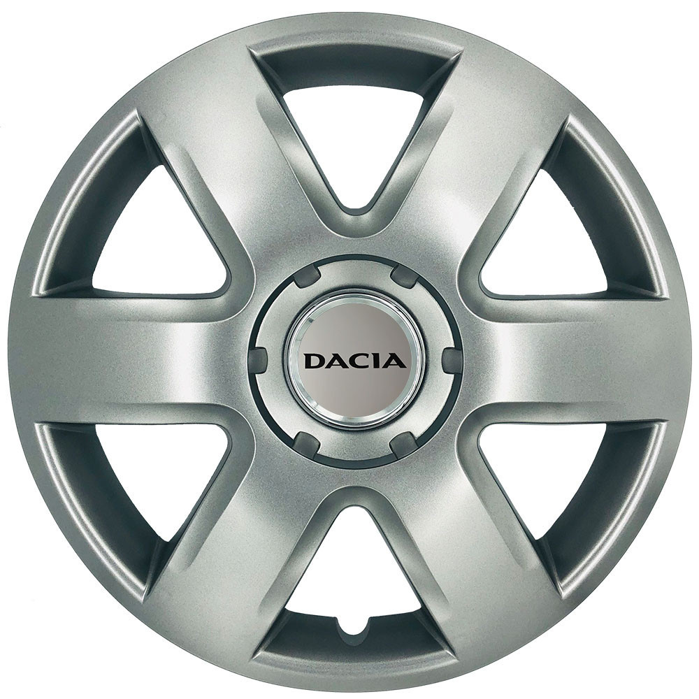 Автомобильные модельные колпаки R15 Dacia 337 4шт, SJS, серебряные Киев - изображение 1