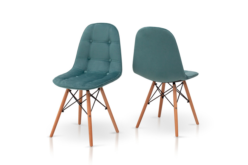 Стілець ДЖАСТІН, велюр аквамарин Киев - изображение 3