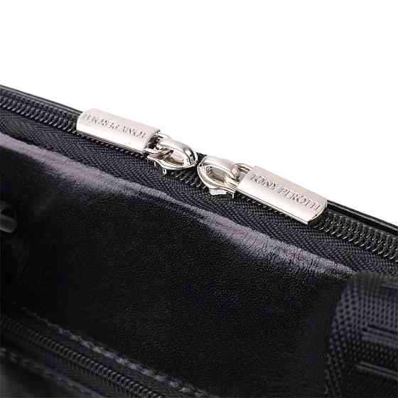 Цікава чоловіча сумка через плече з гладкої натуральної шкіри Tony Perotti 20855_1 (9137-20 nero) Чорний Київ