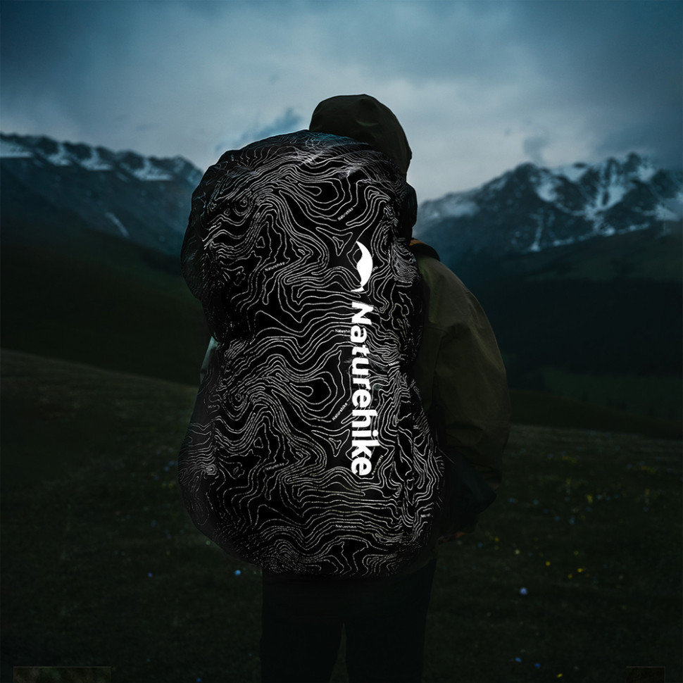 Чехол для рюкзака Naturehike CNK2450PJ010, L, черный Киев - изображение 4