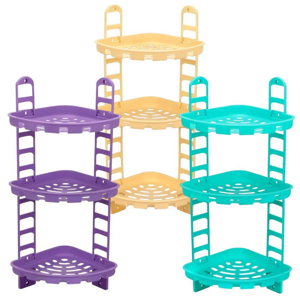 Полка для ванной угловая пластиковая №1 (цвета в ассортименте) Харьков - изображение 4