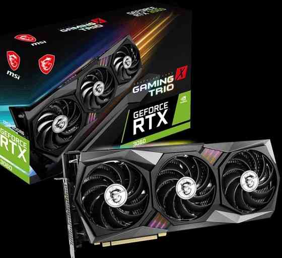 RTX 3070 8GB MSI Gaming X Trio игровая видеокарта. Харьков