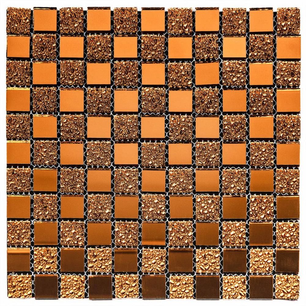 Мозаика из декоративного стекла 298х298х4,5мм Оранж SW-00002360 Киев - изображение 1