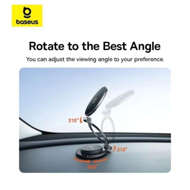 Автотримач для телефона Baseus MagPro Series II Magnetic Car Mount Stick-on Version Cosmic Black Одеса - фото 10