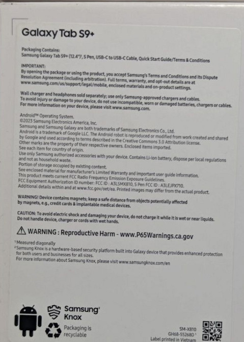 Планшет: Samsung Galaxy Tab S9 Plus 256Gb. NEW !!! Киев - изображение 4