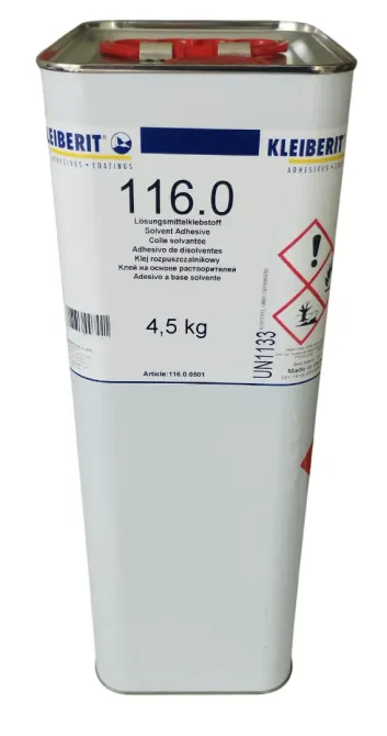 Клей контактный Kleiberit C116.0, 4.5 кг Львов - изображение 1