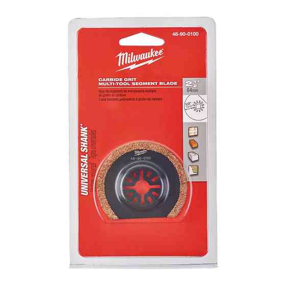 Полотно для мультітула Carbide Grit MILWAUKEE, 64х57мм (абразивні матеріали) Одеса