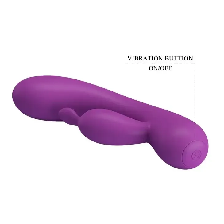 Вібратор з клітеральною стимуляцією Pretty Love Grace Purple Sex Aura Київ - фото 7