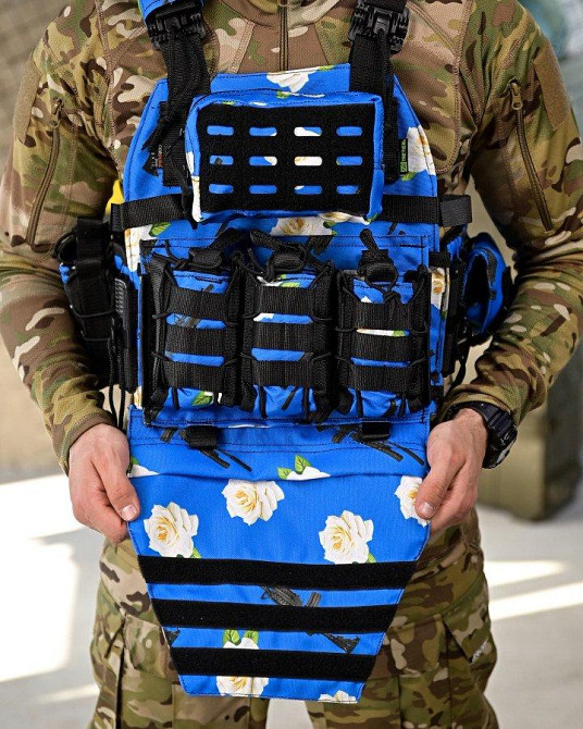 Плитоноска 4 быстрых сброса с напашником NETFLIX SIR  ПП4636 Одесса - изображение 4