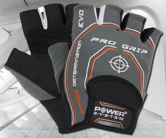 Перчатки для фитнеса и тренировок в зале Power System PS-2250E Pro Grip EVO Grey XS Киев - изображение 1