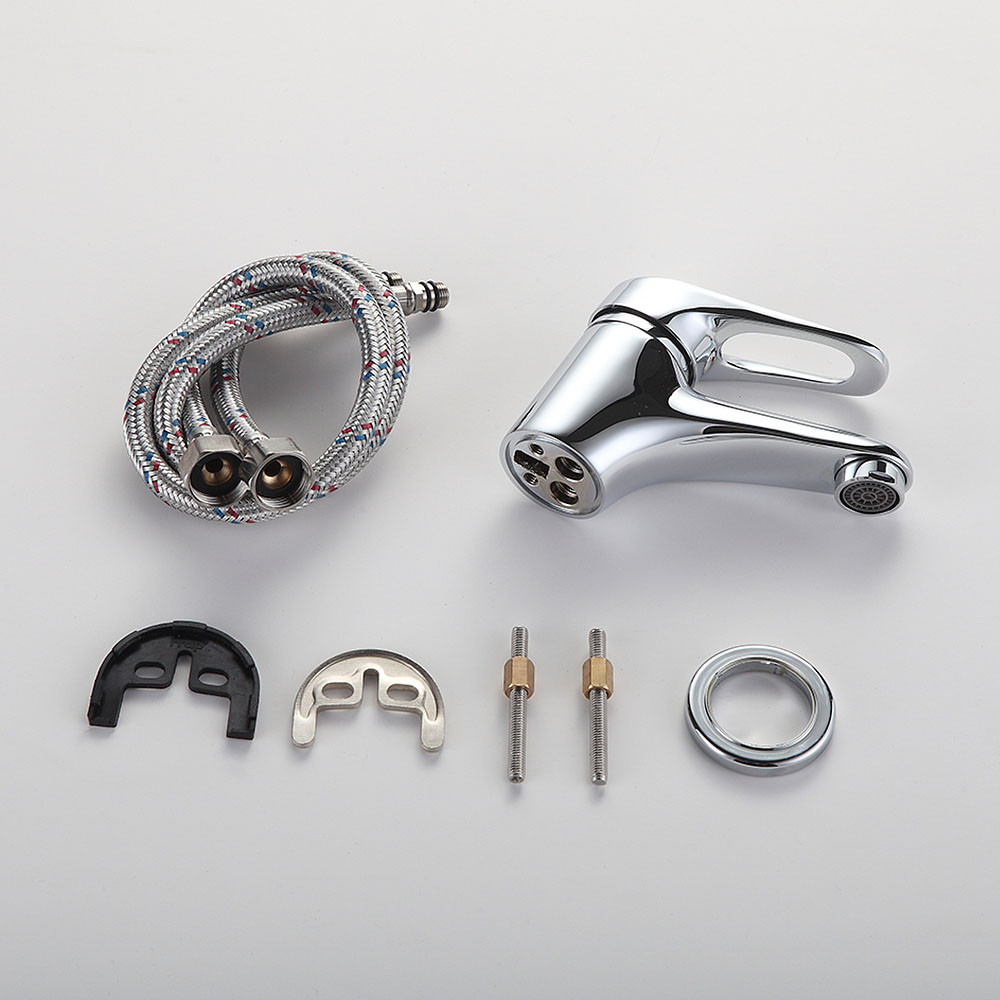 Смеситель для умывальника FRAP F1013,хром Киев - изображение 3