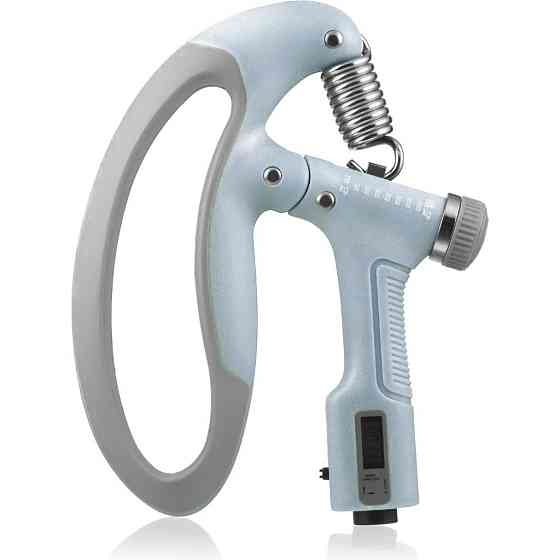 Еспандер кистьовий з лічильником PowerPlay PP-4403 з регульованим навантаженням 10-100 кг. Синій Київ