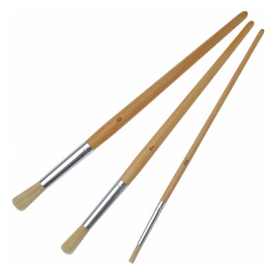 Пензлик для малювання Maxi набір ворс щетина (№ 3, 7, 8 круглі) (MX60828) Вінниця - фото 2