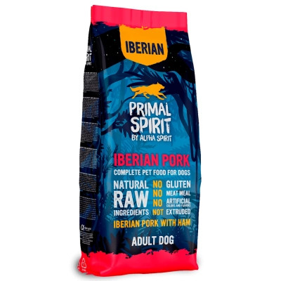 Сухой корм для собак Alpha Spirit Primal Iberian Pork 12 кг (8436586311407) Винница - изображение 1