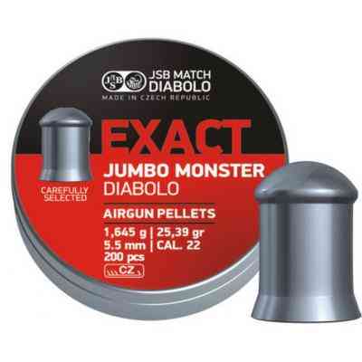 Пульки JSB Exact Jumbo Monster Кал. 5.52 мм. Вага - 1.64 г. 200 шт/уп (546288-200) Вінниця