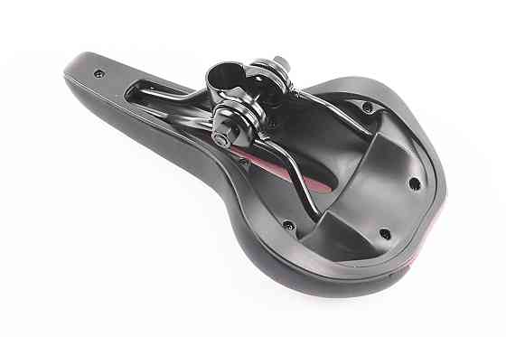 Сидіння MTB 270x140мм, чорно-червоне YF-1018 Київ