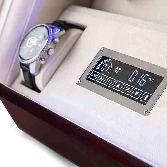 Заводчик годинника Klingenthal, обертання вправо-вліво до 2200 об./хв, 12 годин, RGB LED, сенсорний, замиканий, Рівне