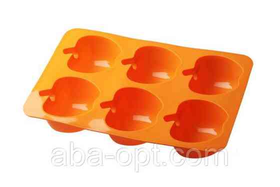 Силіконова форма на 6 виробів " яблуко " 26 х 18 х 4 см (шт) Одеса