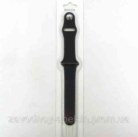 Ремешок Apple Watch silicone 42 \ 44 черный Одесса