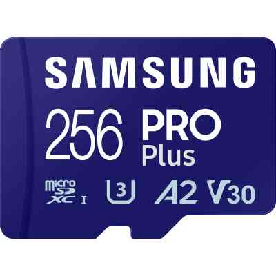 Карта памяти Samsung 256GB microSDXC class 10 UHS-I U3 V30 Pro Plus (MB-MD256SB/WW) Винница