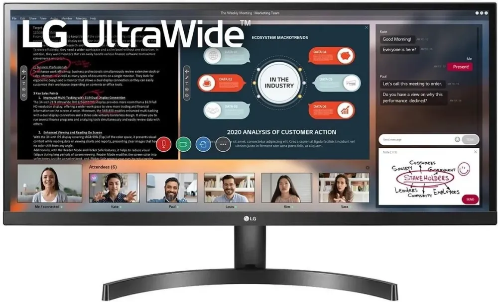 Монитор LG 29” UltraWide 29WL500 Киев - изображение 1