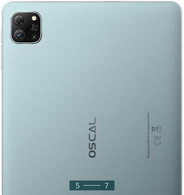 Планшет: Oscal Pad 70 4/128Gb. Wi-Fi Meteorite Grey . Новый! Киев - изображение 1