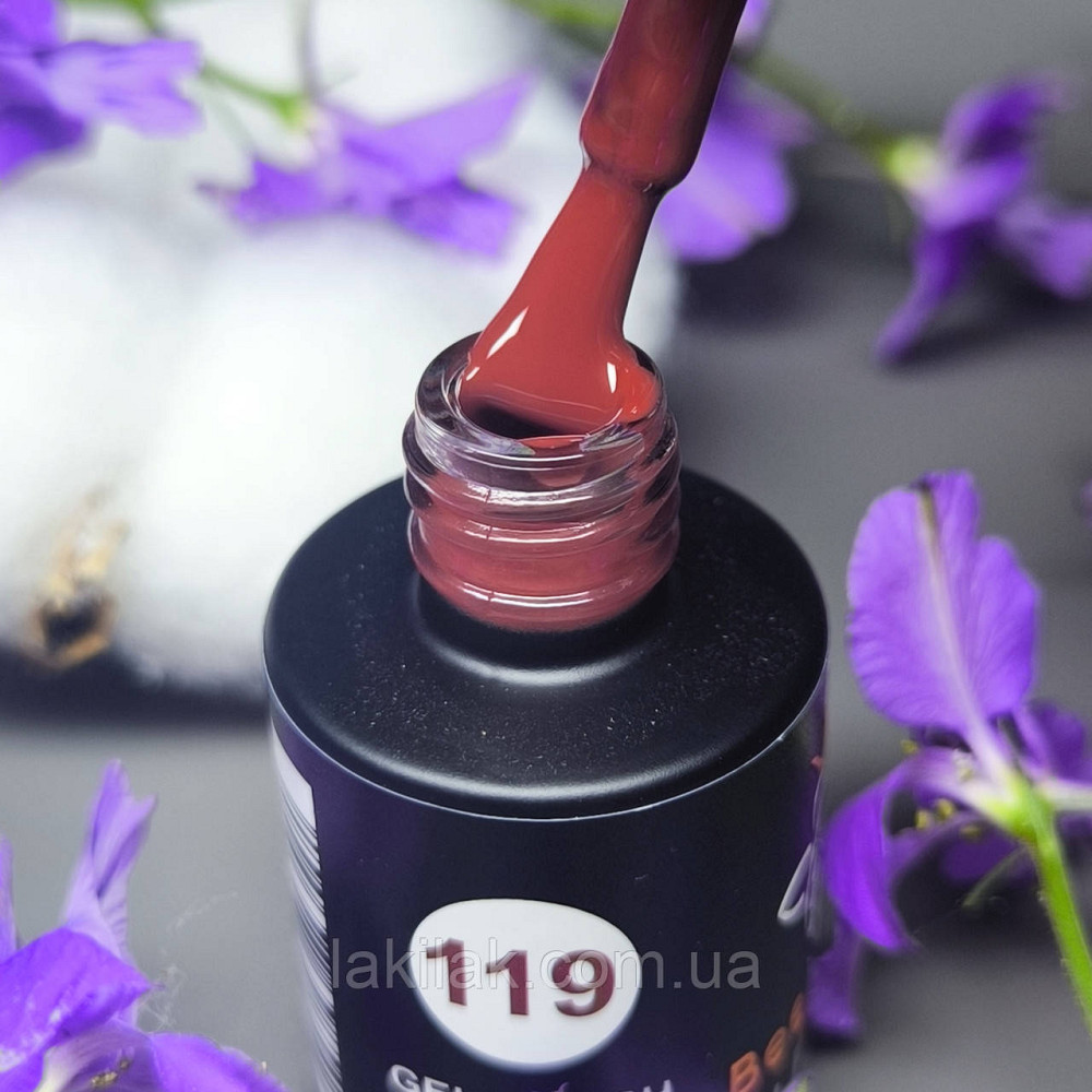 Гель-лак для нігтів Bee Nails 119 (сангіновий) 8мл Херсон - фото 1