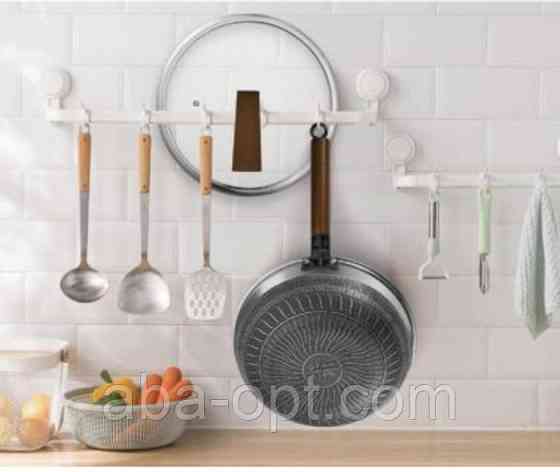 Настенный держатель с крючками на вакуумных присосках Том L 73 см ( шт ).Aba-Opt Одесса