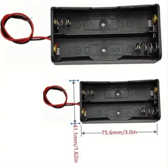 Бокс для 4 акумуляторів 18650 з проводами для Arduino Київ