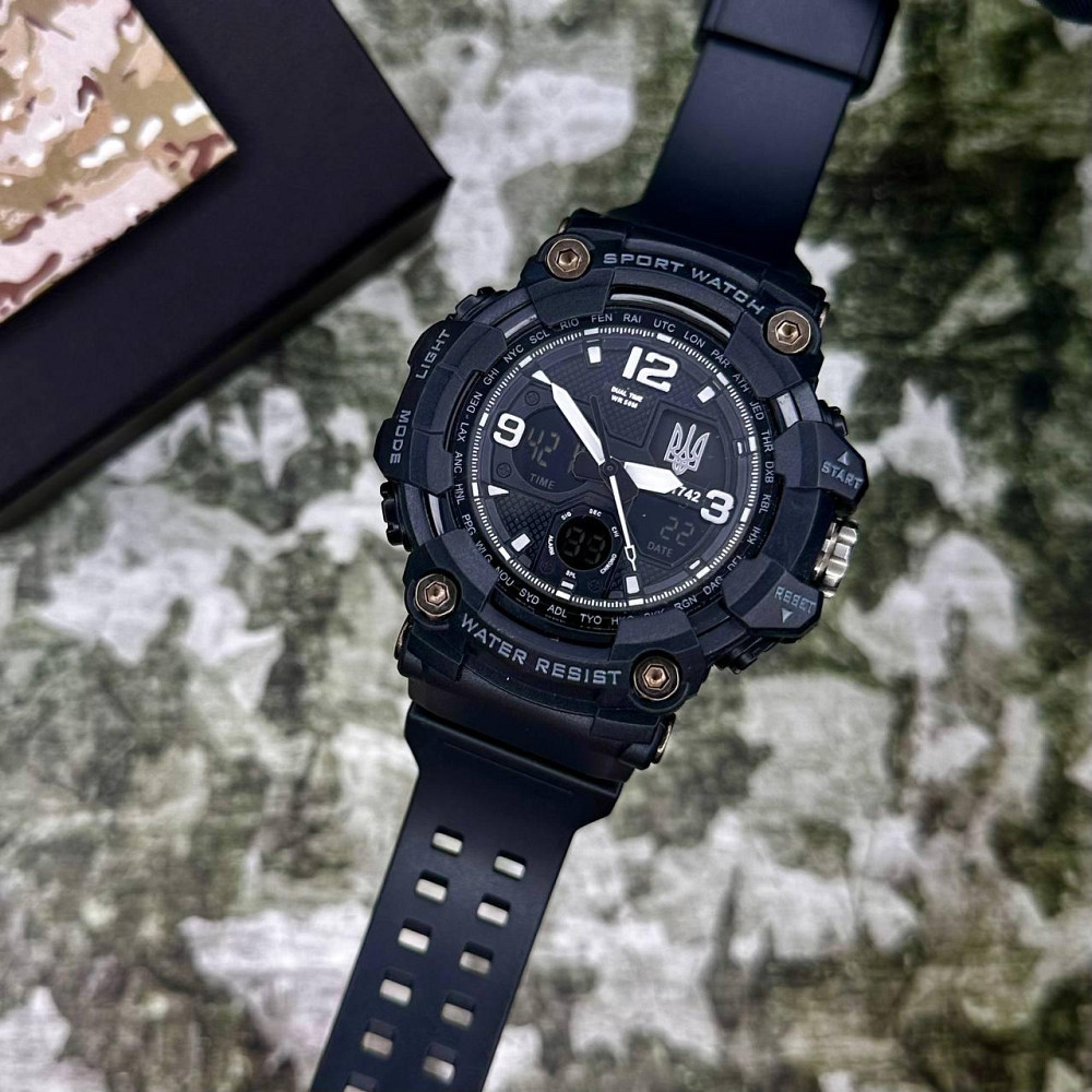 Patriot 006BKUASI Тризуб срібло Чорні + Коробка. Київ - фото 5