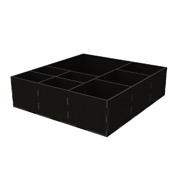 Органайзер EKOSTAR дерев'яний чорний 350х373х100 Київ - фото 1