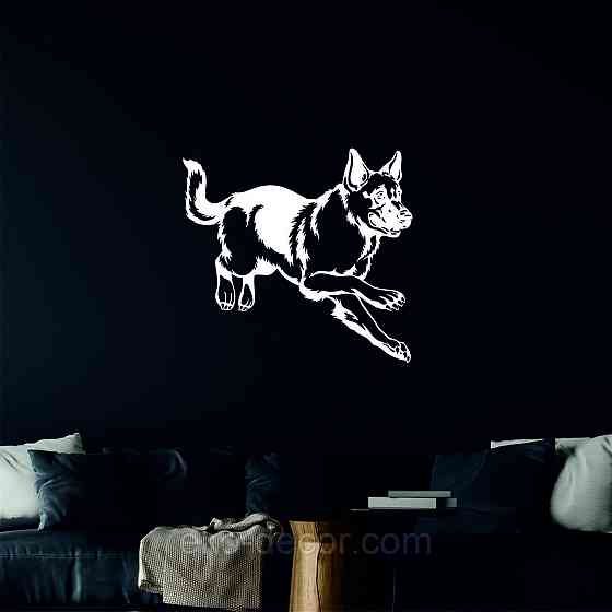 Декоративное настенное Панно «Овчарка» , Декор на стену 70*65 см, Белый Киев