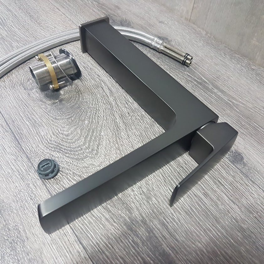 Змішувач для раковини високий Imprese Grafiky ZMK041807011, чорний Київ - фото 3