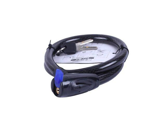 Замок прорипасований ZX1110 , тросовий, 15 мм*800 мм (під ключ) Мукачево - фото 1