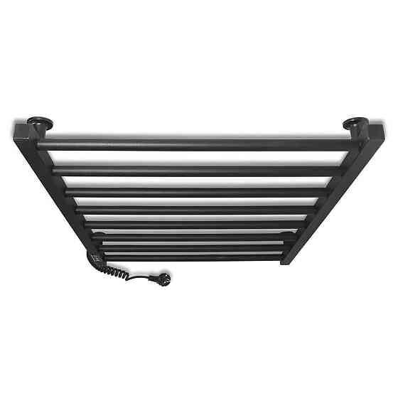 Електрична рушникосушарка Laris Зебра Альфа ЧФЧ8 500Х800 Е чорна, ліве підключення Київ