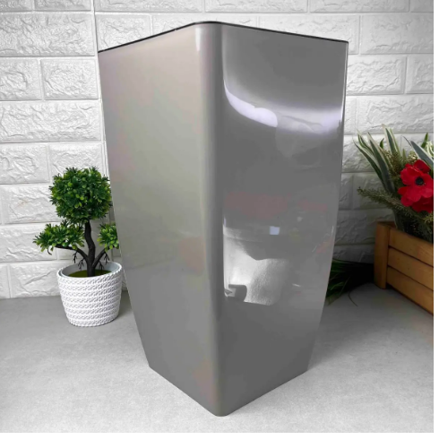 Вазон Квадро 16*16*30см какао Алеана Житомир - изображение 2