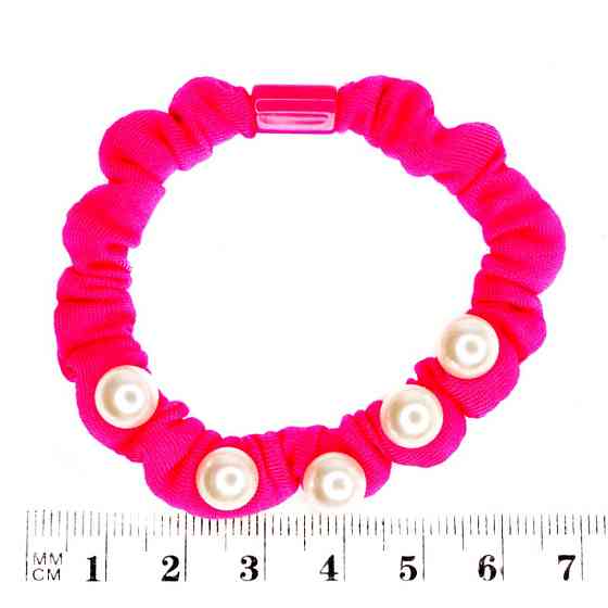 Набір резинок для волосся 0303-1078 різнокольорові, 18 штук, з намистиною Вінниця