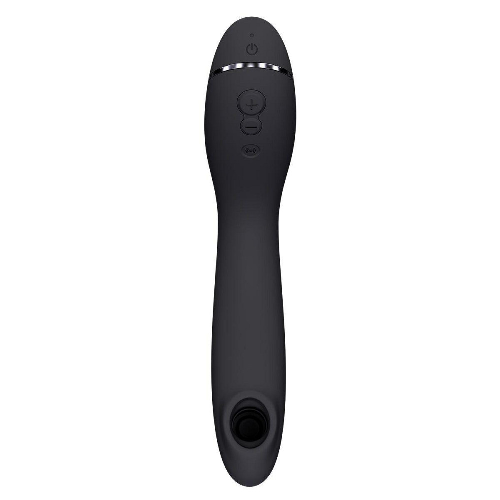 Вакуумный стимулятор для точки G и клитора с вибрацией Womanizer OG Dark Grey, 12 уровней, 3 режима Sex Aura Киев - изображение 2