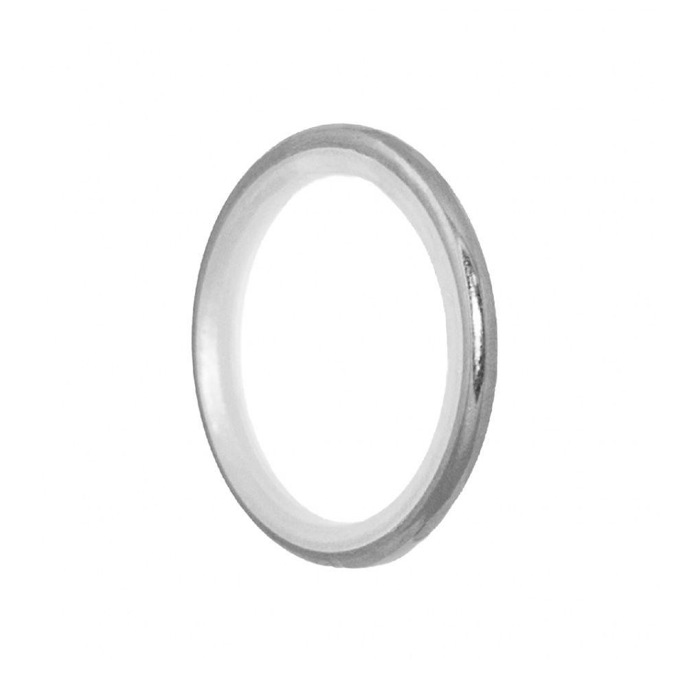 Кільце для карнизу Orvit 19 мм тихохідне металеве (30 х 37) х 3,5 мм НЕРЖАВІЮЧА СТАЛЬ (00-00015510) Львів - фото 1