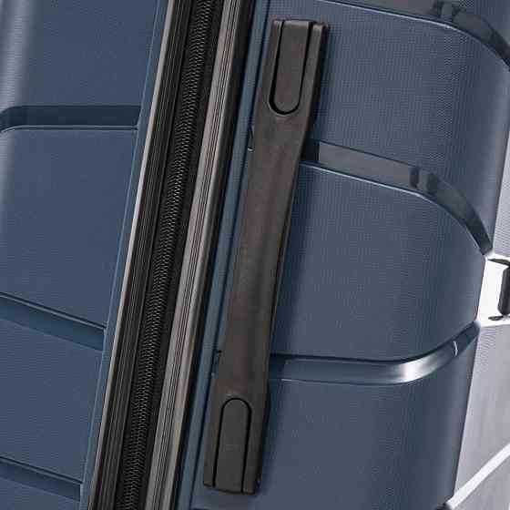 Валіза поліпропіленова WINGS PP06 велика т78 см емно-синя Київ