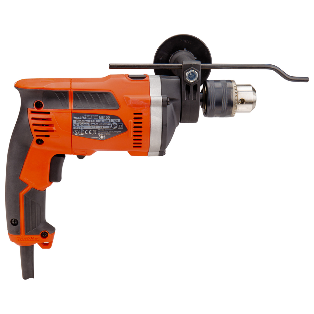 Профессиональная дрель электрическая ударная (электродриль) MAKITA M8100KX2 + аксессуары : 710 Вт, 1.3-13 мм Киев - изображение 7