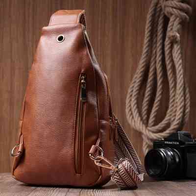 Сумка Vintage Жіноча з однією лямкою через плече з екошкіри Руда (22758) Вінниця