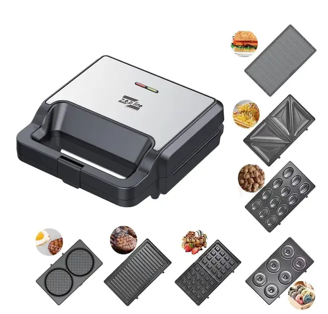 Вафельница 7в1 2200 Вт Zepline ZP-811 Мультимейкер со съемными пластинами Коломия - фото 2