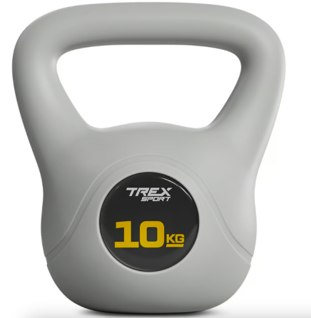Гиря вінілова 10кг Trex Sport TX-010CKB сірий Киев