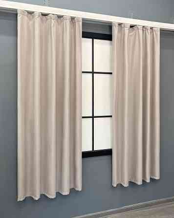 Комплект коротких штор VR-Textil Мікровелюр Petek № 1828ш Таш 140х170 см 2 шт (35-0428) Київ