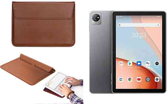 Чохол-конверт VitoCase для Blackview Tab 70, з функцією підставки для планшета Коричневий Київ