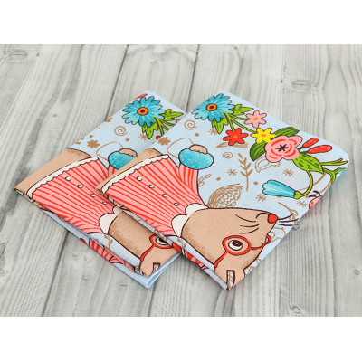 Рушник Руно вафельний набивний Великдень блакитний 45х60 см (205.15_Великдень блакитний_1) Вінниця - фото 4